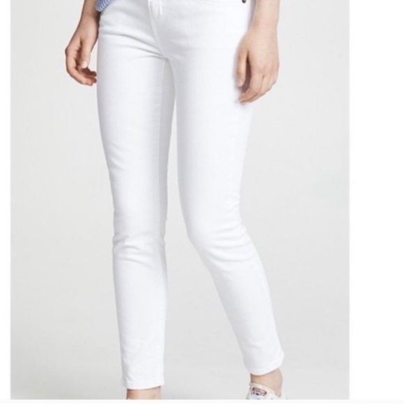 NWT Current/Elliot Stiletto Jean in White - Picture 7 of 8